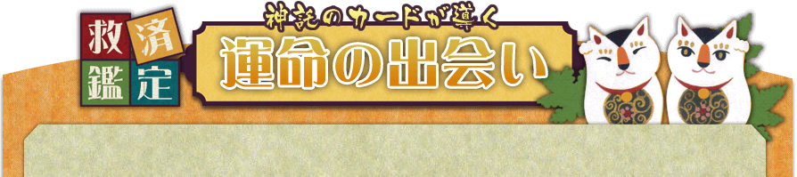神託のカードが導く運命の出会い